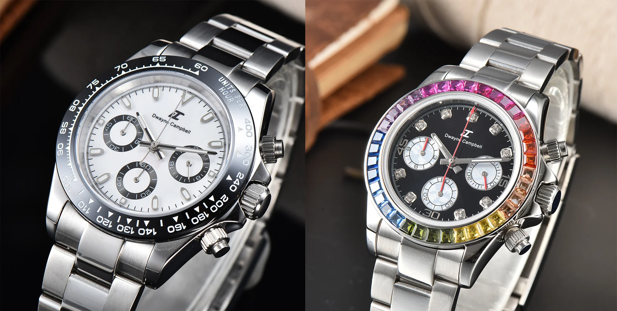 VK63 Zeiger passend für VK63 Uhrwerk, VK63 C3 grün leuchtende Zeiger, Zubehör für VK63 Chronographen-Uhrzeiger, VK63 Zeiger – Detail 1