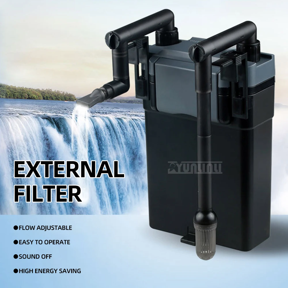 

Настенный внешний фильтр для аквариума 6 Вт, 500 л/ч, циркуляционный насос для аквариума, малый аквариумный фильтр для очистки от рыбьих отходов, 220 В