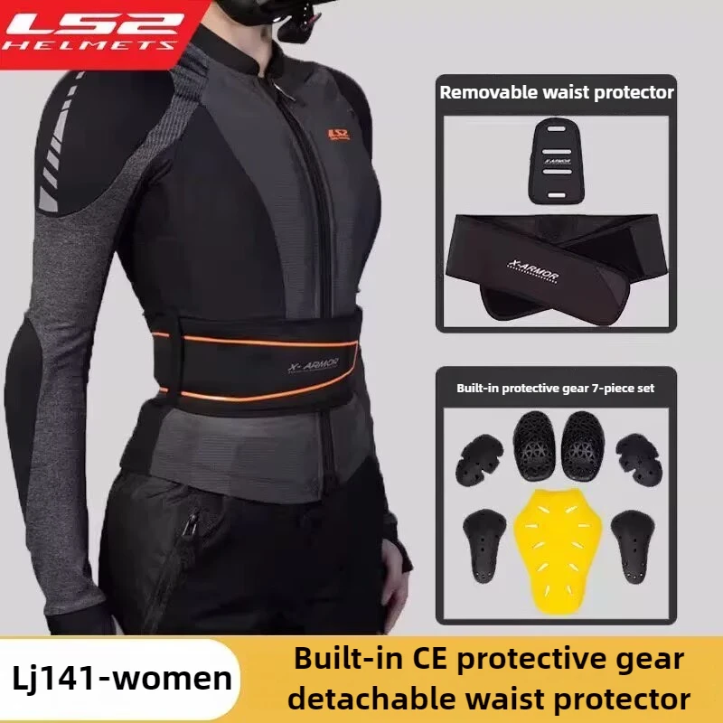 

LS2 X-Armor MJ141 Motorcycle Racing Riding Wear Spring Summer Men Women Soft Armor CE Fall Protection Breathable Quick Drying