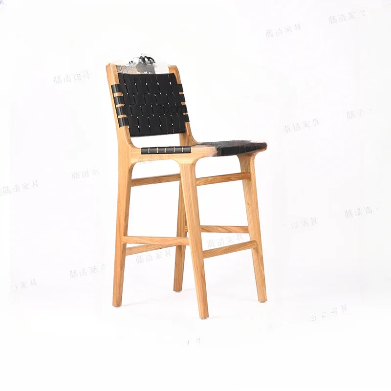 

Counter Portable Bar Chairs Ergonomic Backrest Reception Wooden Bar Chairs Outdoor High Relaxing Sgabello Cucina Home Furniture