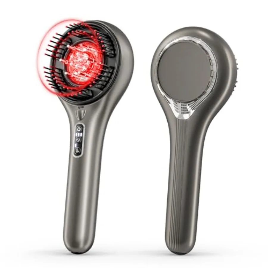 

Electric Scalp Massager Hair Brush with Oil Applicator Waterproof Hair Growth Brush for Men Women Portable Design for Home and