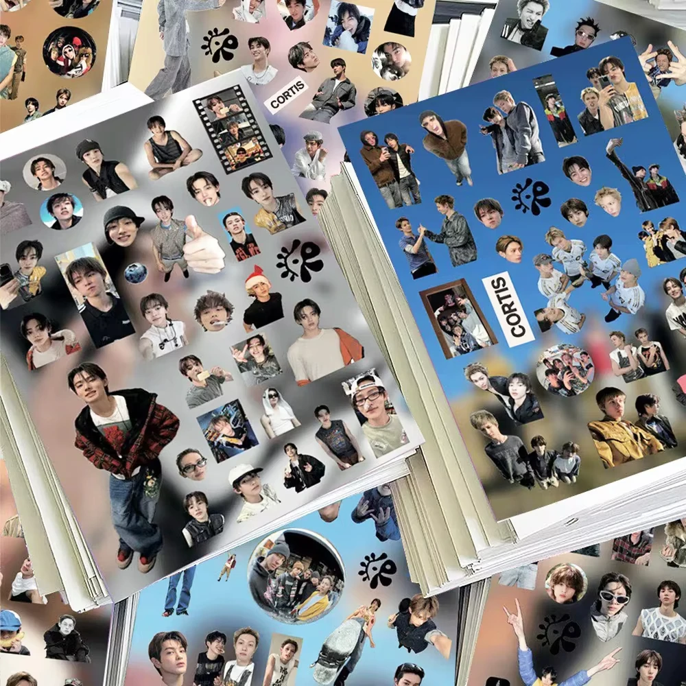 Kpop CORTIS Idol Fotoaufkleber Wasserdichte Vinyl-Aufkleber DIY Handyhülle Wasserflasche Gepäck Scrapbook Deko Requisiten Geschenk – Detail 2