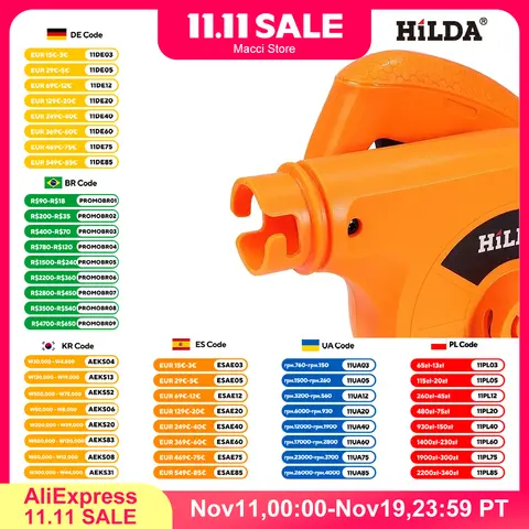 Computer Dust Blower 600W 220V HILDA