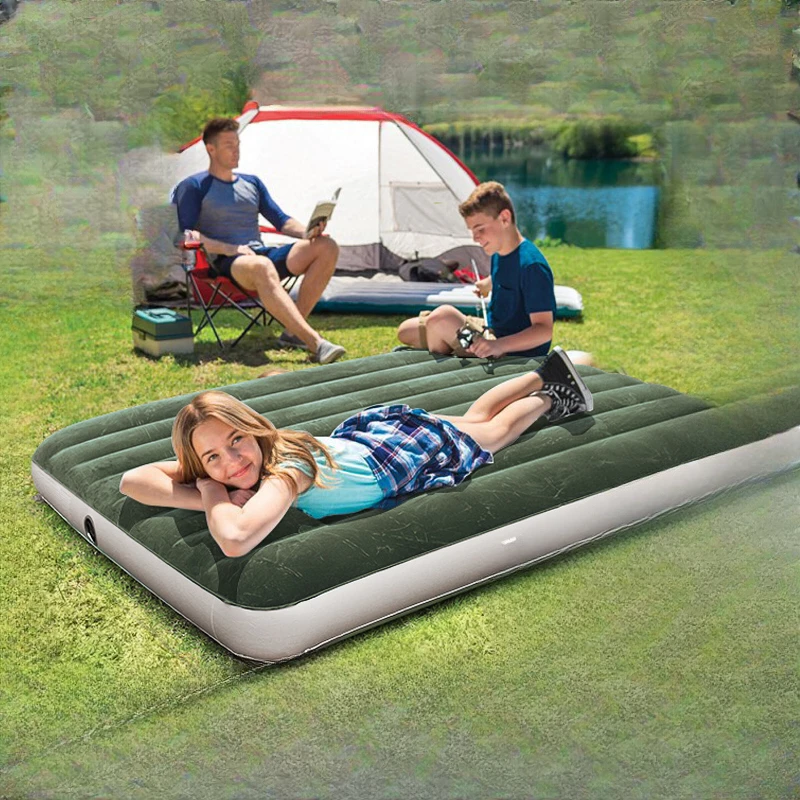 Inflatable bed single person inflatable mattress double person air cushion bed outdoor tent air bed thickening