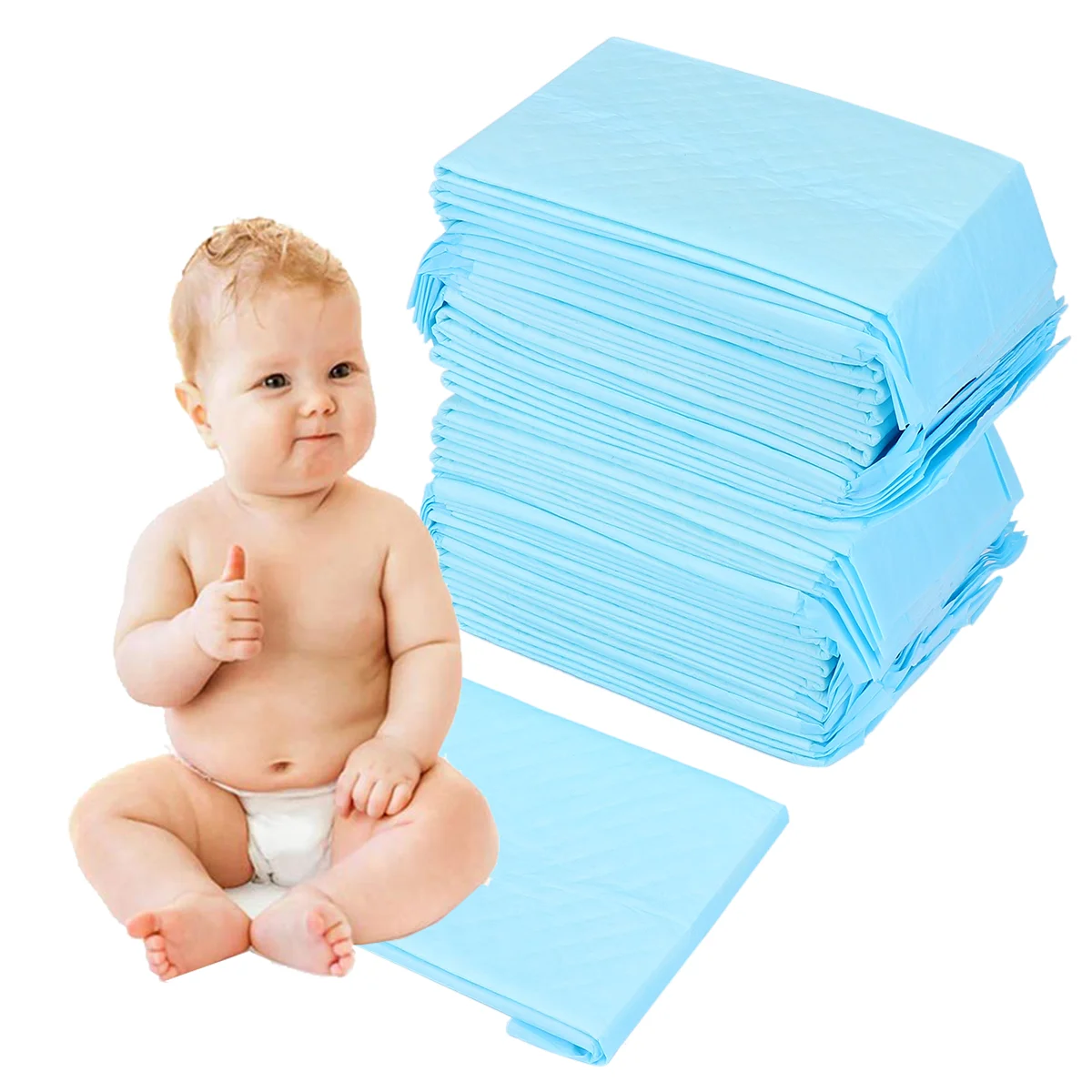 30 PCS Incontinence Breathable Portable Urinal Pad Child Leak Proof Bed Cushions