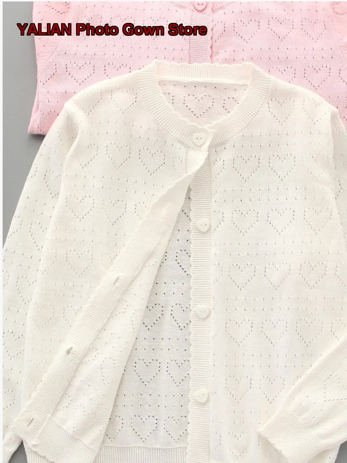 Girls Knit Cardigan Thin Air-Conditioning Top 2026 Spring Summer Stylish Long-Sleeve Sun-Protection Top Pure Cotton Long Sleeves