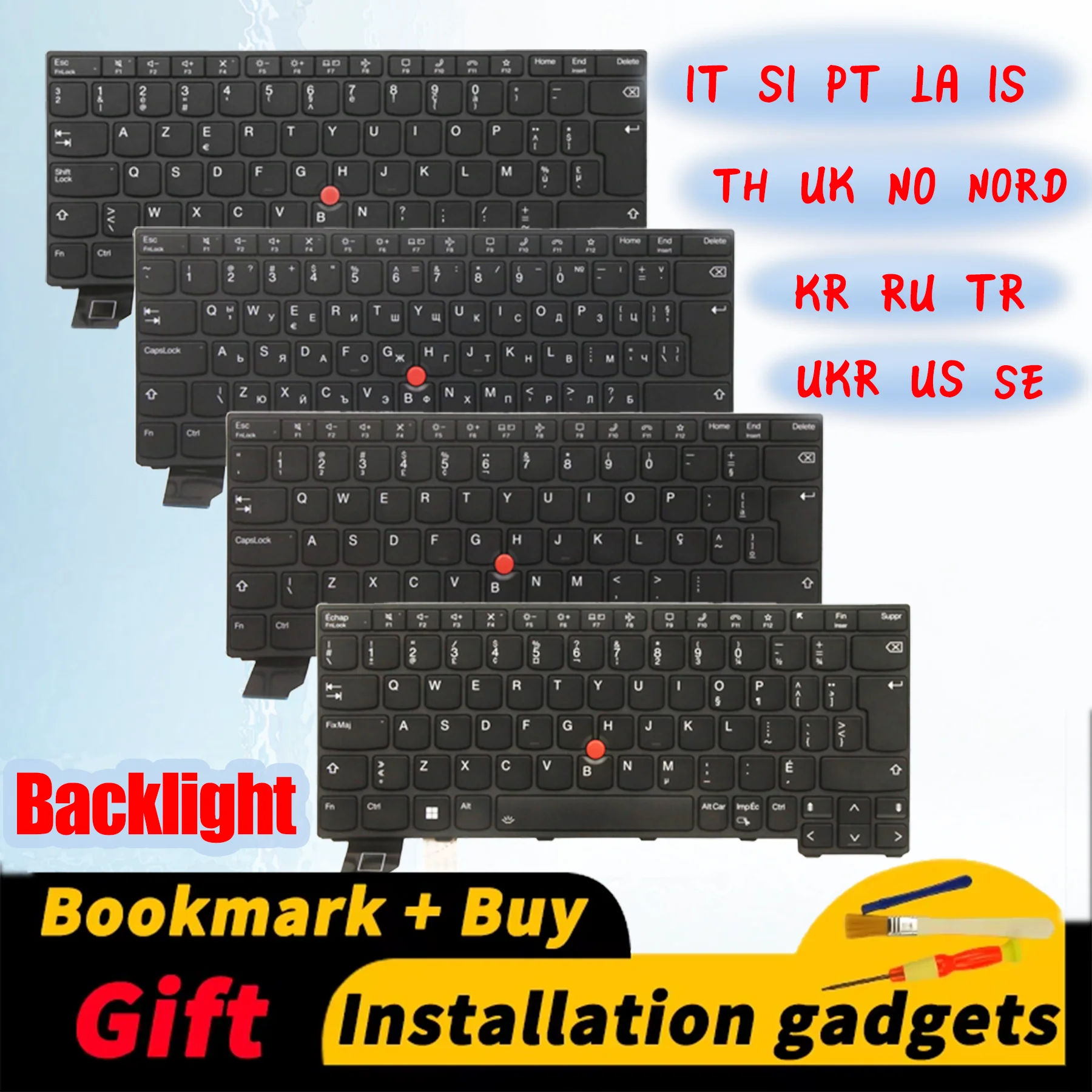

Подходит для ноутбуков Lenovo ThinkPad X13 Gen3/L13 Gen3/L13 Yoga Gen3, замена клавиатуры с подсветкой, латинская испанская раскладка, черный