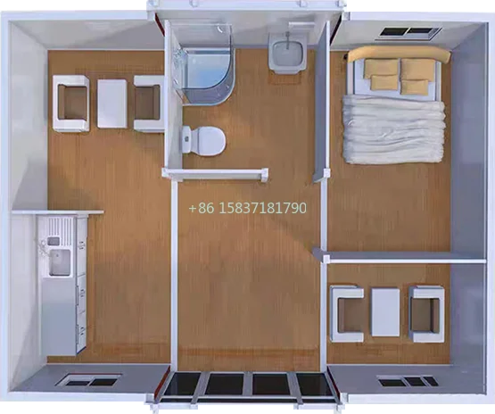 Families Living Tiny Houses Container Prefabricated Portable Prefab Container House Expandable Modular Granny Kit Mobile Shed