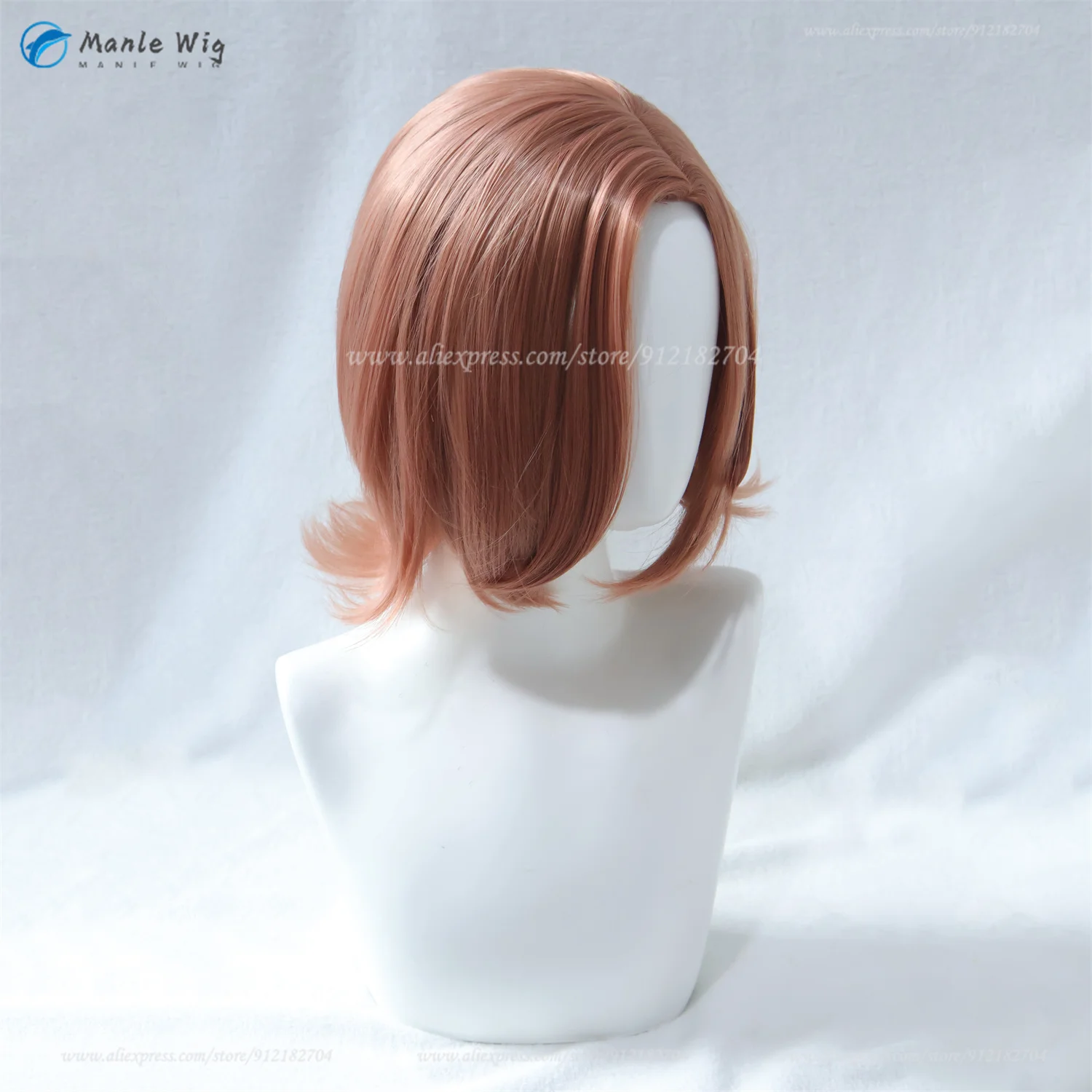 Anime Komatsu Nana Cosplay Wig Women Brown Short NANA Cos Wigs Heat Resistant Synthetic Hair Halloween + Wig Cap