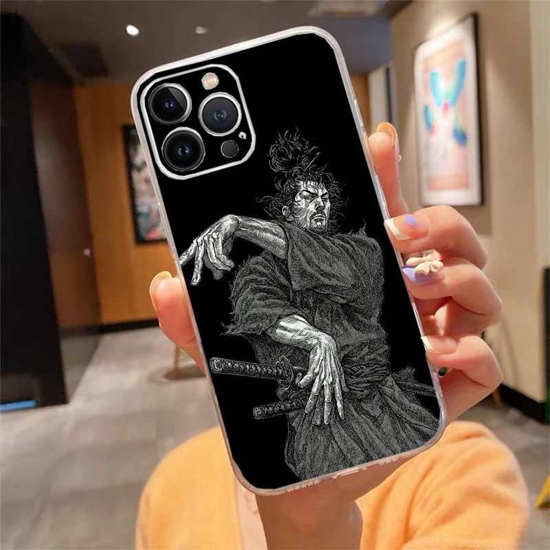 

Phone Case For iphone 17 Pro Max Air 16 15 14 13 Pro Max 15 16 Pro 15Plus Miyamoto Musashi