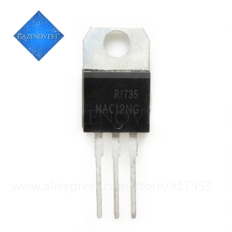 

High quality seller 10pcs/lot MAC12NG MAC12N MAC12 TRIAC 800V 12A TO-220AB Best quality In Stock