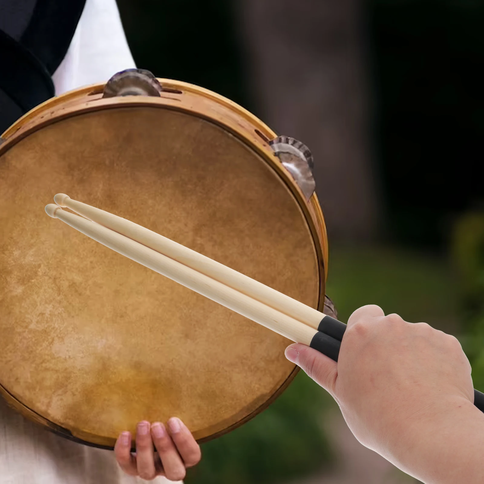 

5Pairs Maple Wood Drumstick 7a Design Medium Weight Drum Accessories Multicolor for Drummers Drumstick Drum Sticks