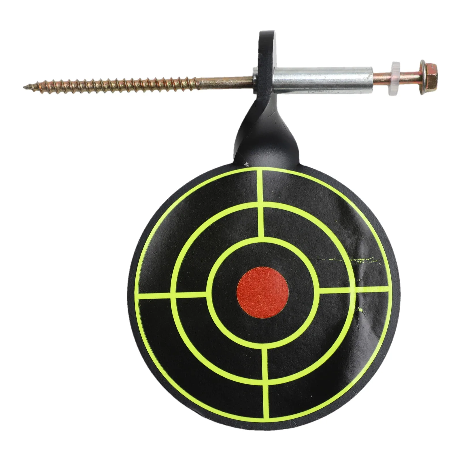 Spinner Targets Heavy Duty MetalSpinning Reset Target With Paper ForPaintball Rotation Anti Stress Aluminum Alloy