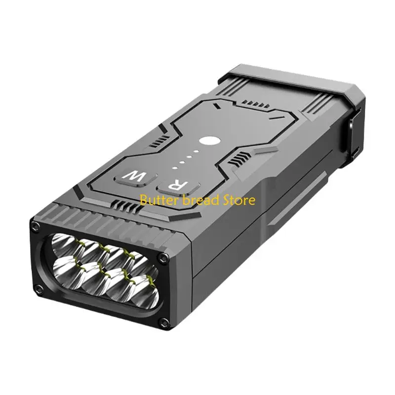 W89C Bright Camping Flashlight Outdoor Fashlight с детектором