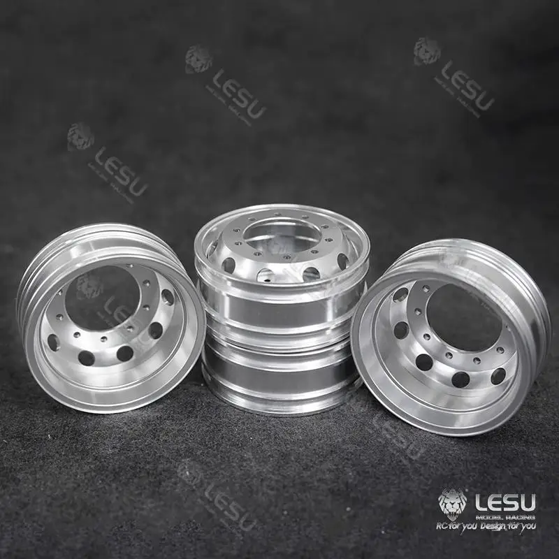 1/14 truck aluminum alloy universal metal wheels Tamiya tow head toy