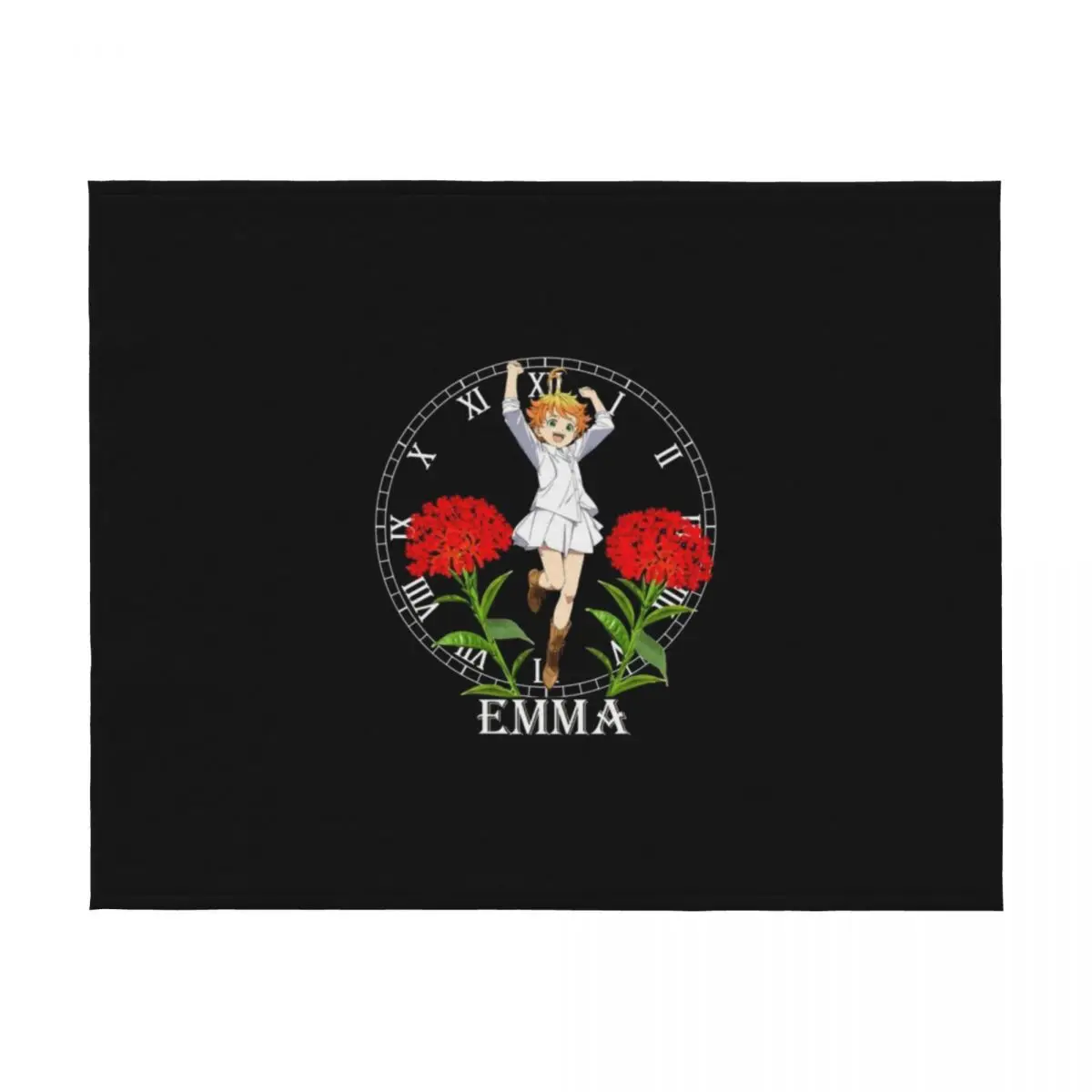 وعد نيفرلاند إيما رمي بطانية الزخرفية أريكة الصيف الفراش الفاخرة مصمم تأثيري أنيمي البطانيات