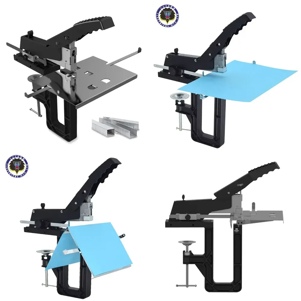 Factory Manual Stapler RAYSON SH-04 Book Binding Metal Paper Saddle Heavy Stapler