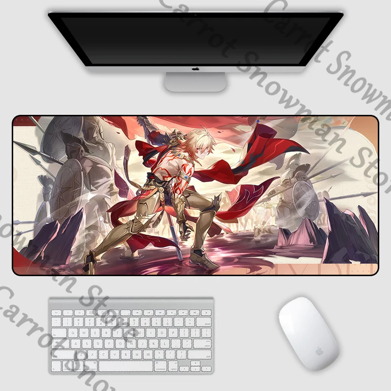 Honkai: Star Rail Mydei Anime alfombrilla para ratón de escritorio alfombrilla antideslizante para ordenador Cosplay regalo de dibujos animados decorar