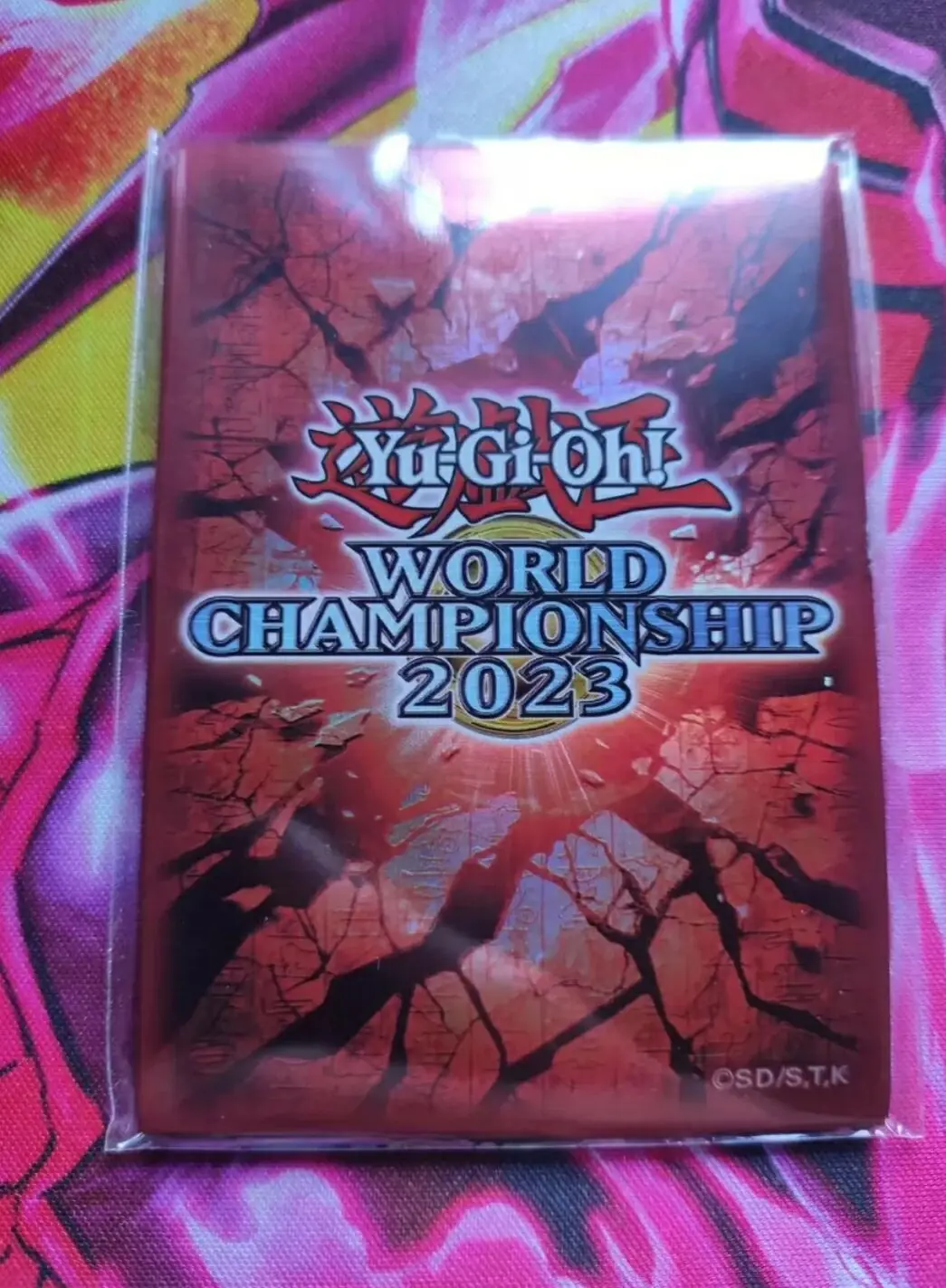 

15Pcs Yugioh Master Duel Monsters World Championship 2015 Red Edition Collection Official Sealed Card Protector Sleeves