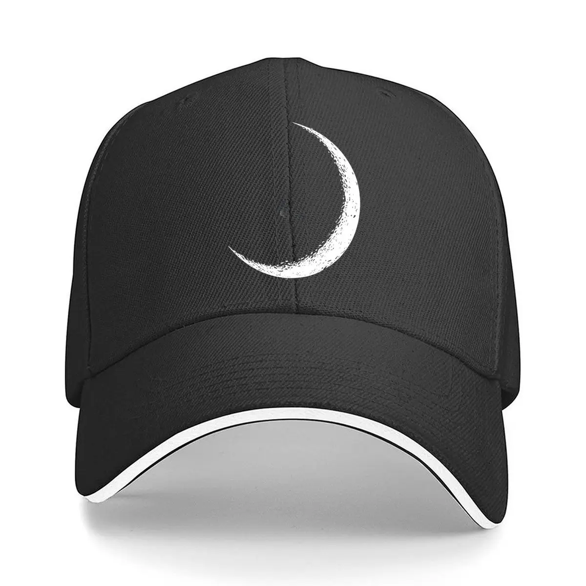 Vintage Moon Celestial Graphic Sandwich Baseball Cap Outdoor