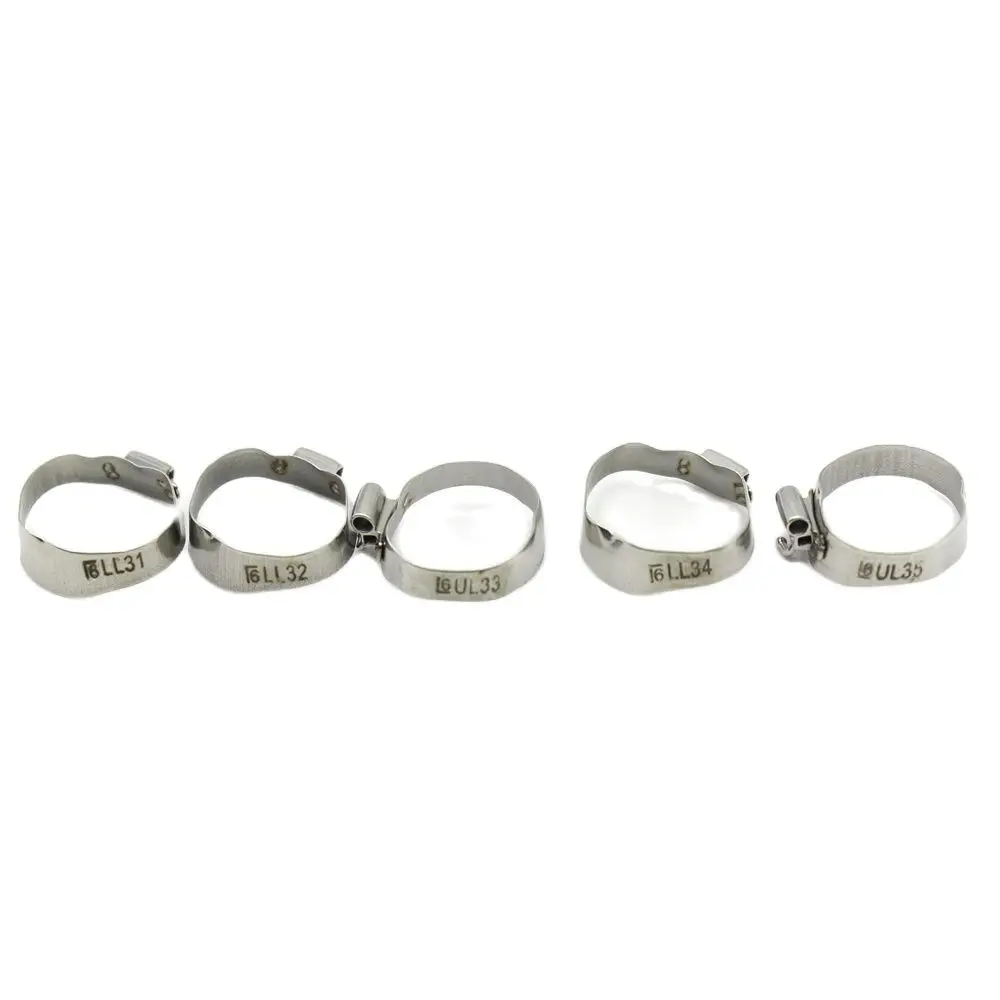 80 Pcs/Box Stainless Steel Dental Orthodontic Bands with Buccal Tube First Molar Roth/MBT 022\