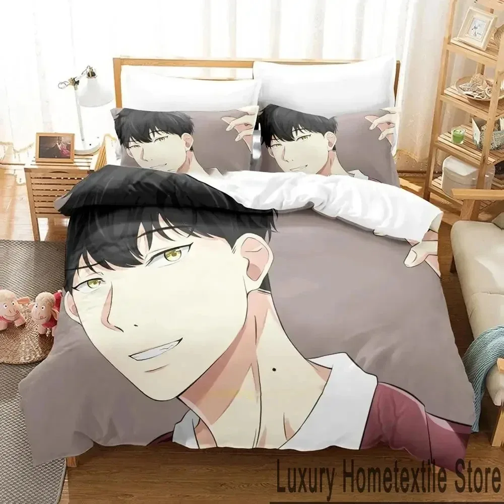 3D Print Anime Bj Alex Bedding Set Duvet Cover Bed Set Quilt Cover Pillowcase Comforter king Queen Size Boys Adult Bedding Set