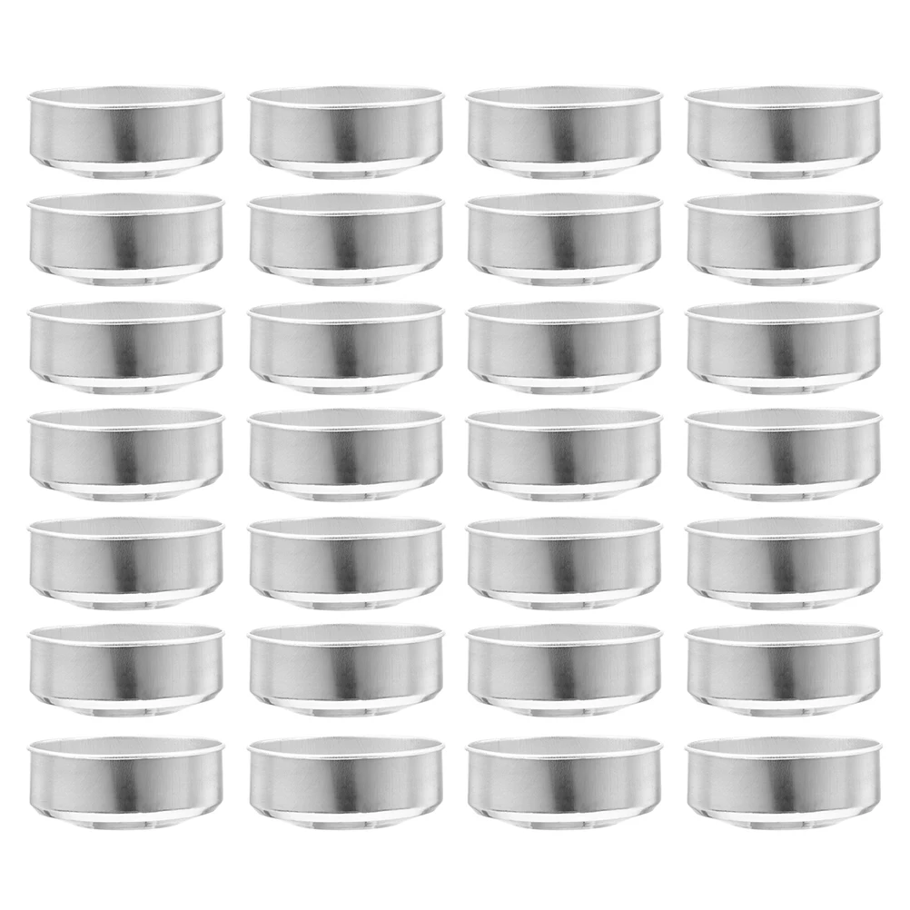 

400pcs Aluminum Tea Wax Boxes Tealight Cups DIY Tins Empty Case Container Mold Storage Tin Craft Gifts