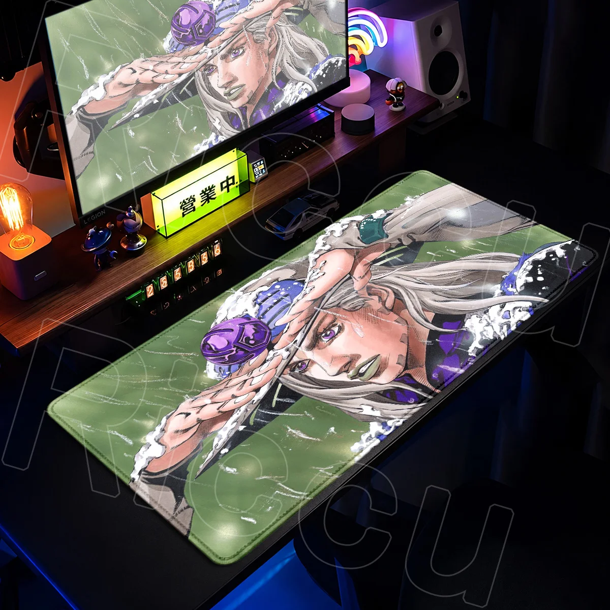 Computer-Gaming-Zubehör Jojo Bizarre Adventure Neues Anime-Mauspad Gamer-Notebook-Tastatur-Unterlage mit Rastkante Büro-Mauspad – Detail 11