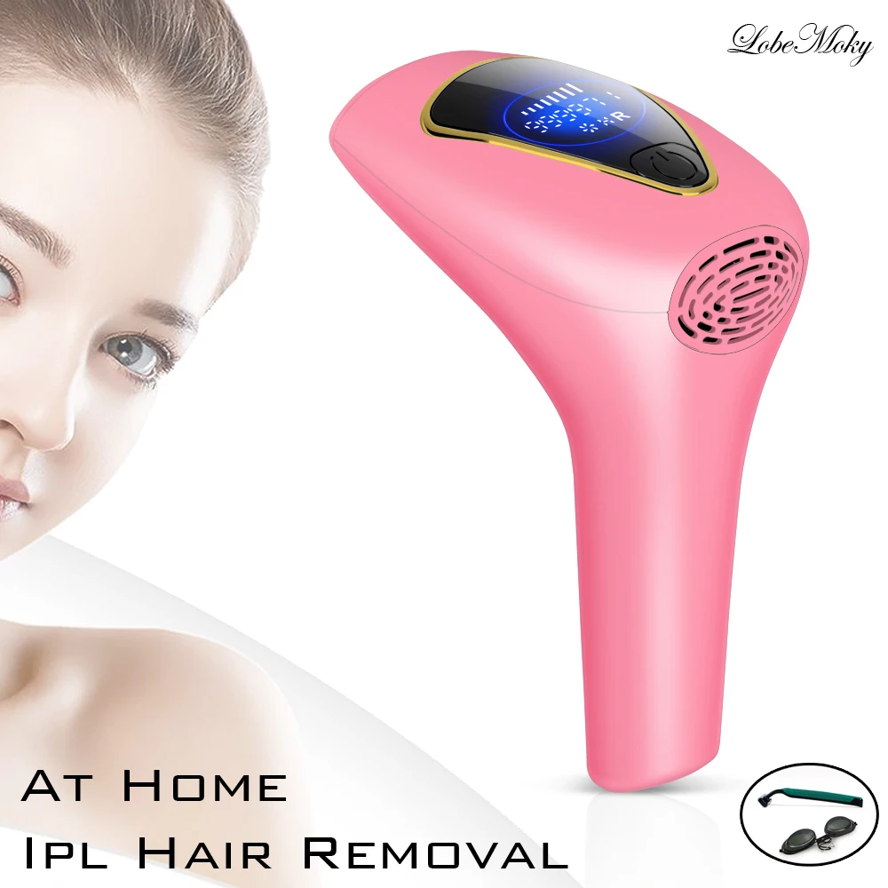 

Lobemoky Professional Permanent Laser Hair Removal Ipl For Women Epilators Device At Home Bikini Armpit Body Hair Loss Machine