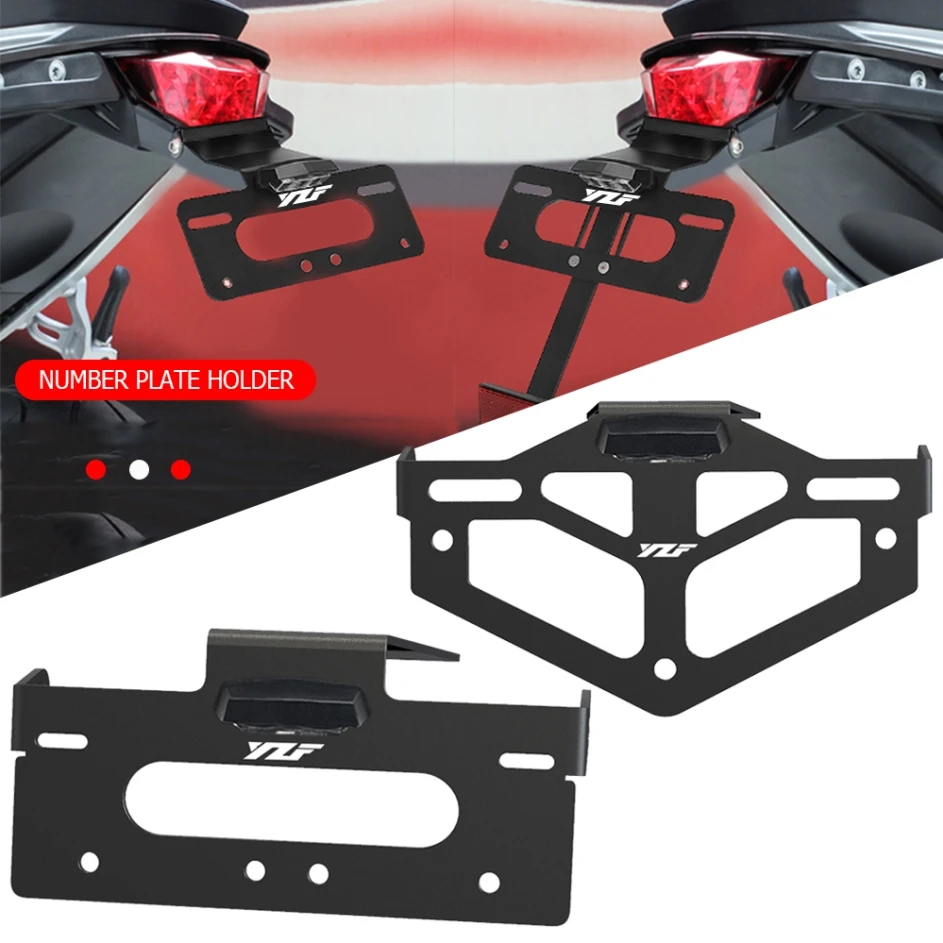 

FOR Yamaha YZF R125 License Plate Bracket Holder Motorcycle YZFR125 YZF-R125 2008-2013 2012 2011 2010 2009 Accessories yzf R125