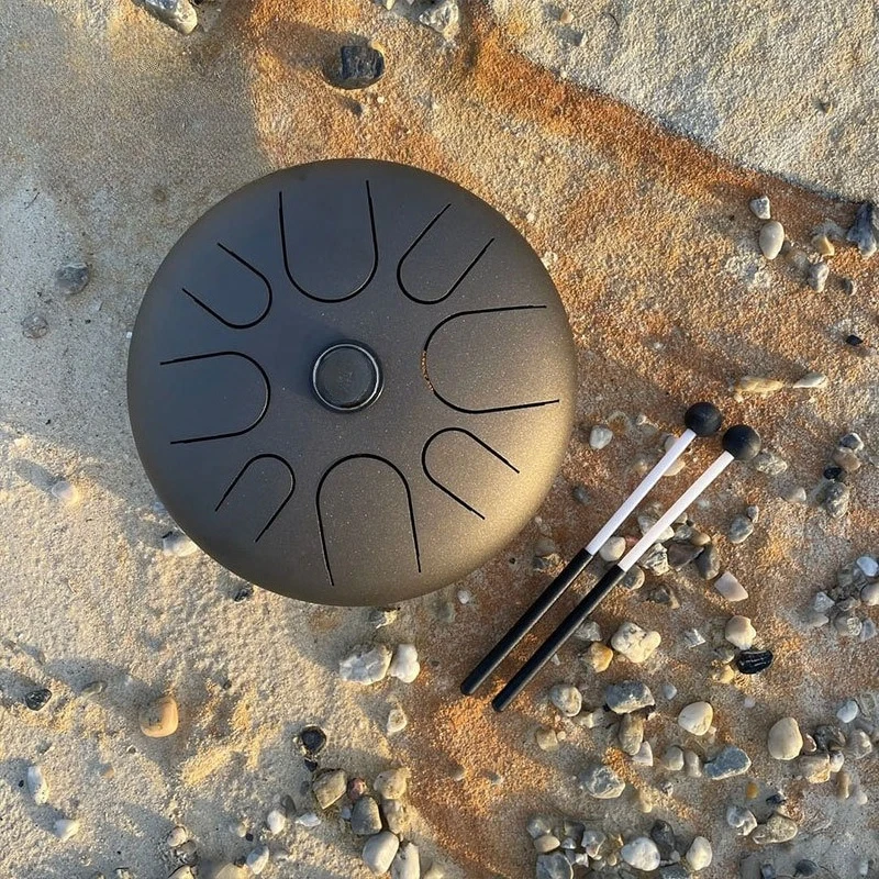 8-tone 12-inch music healing ethereal drum professional steel tongue drum worry-free drum carbon steel beginner