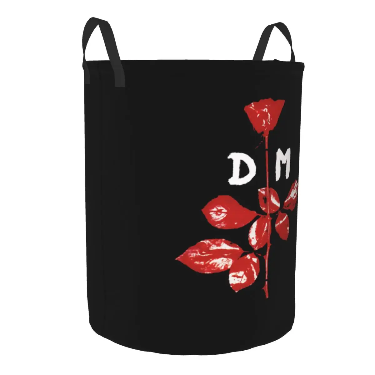 Custom Electronic Rock Depeche Cool Mode Laundry Basket Collapsible Clothing Hamper Toys Organizer Storage Bins