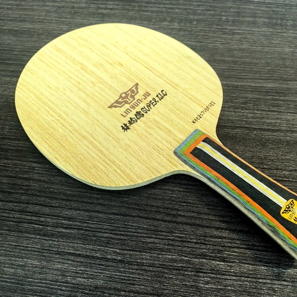 Special Making Super ZL Carbon Fiber Table Tennis Blade Offensive Long Grip FL Handle Fast Attack Loop Ping Pong Racket