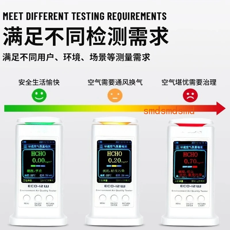 Temperature and humidity PM2.5 Air quality