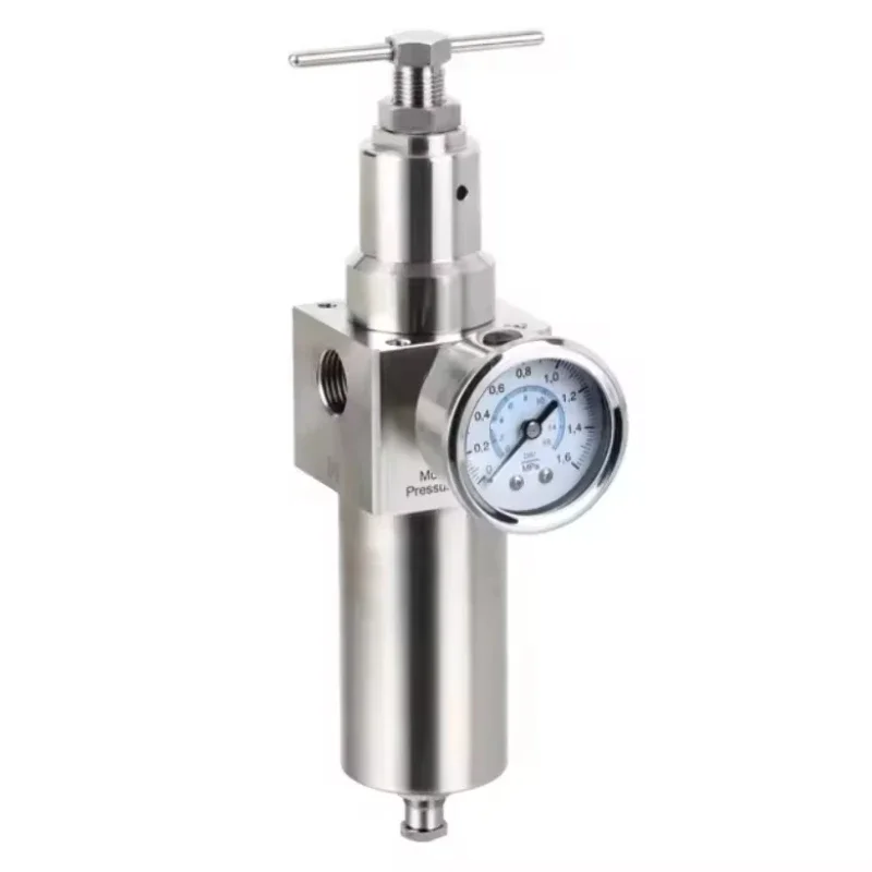 Stainless 316L Steel Regulator Pneumatic Operate Filter Regulator Two Combination SFR200 pressure 100