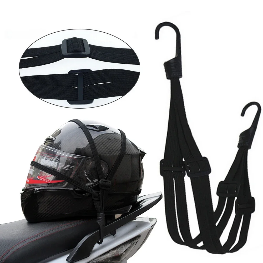 

Универсальный 60 см мотоциклетный ремень для багажа, мотошлем, шестерни с фиксированной эластичной пряжкой, высокопрочный выдвижной защитный черный