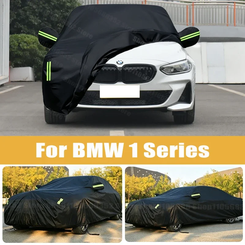 Car Cover Outdoor Protection Full Exterior Snow Cover Sunshade Dustproof Protection Cover Universal For BMW 1 Series