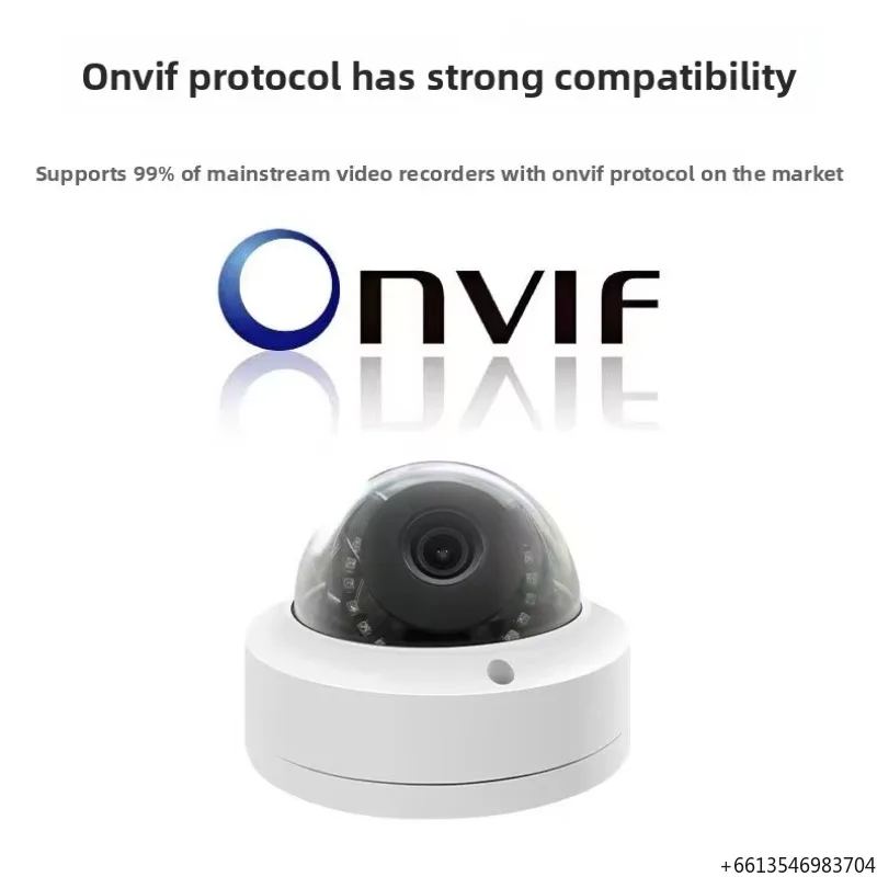 

8-channel POE Powered 8MP Dome Camera Surveillance Camera Set Infrared Night Vision