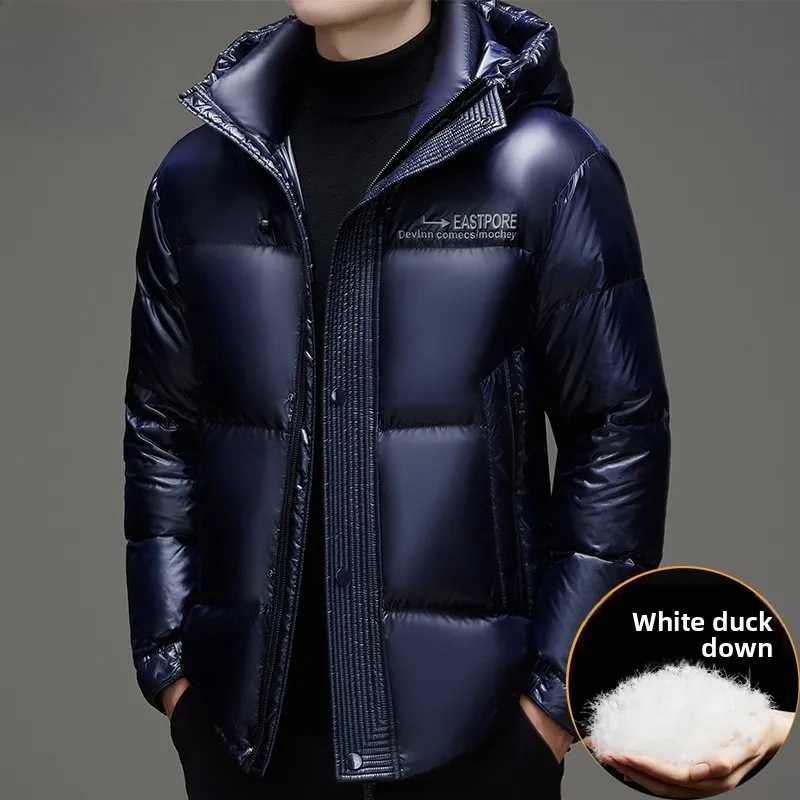 

Pierre Cardin Men's Puffer Jaet Glossy Warmth Bread Sle Coat Autumn Winter Faionable Versatile Cold Resistance down Coat