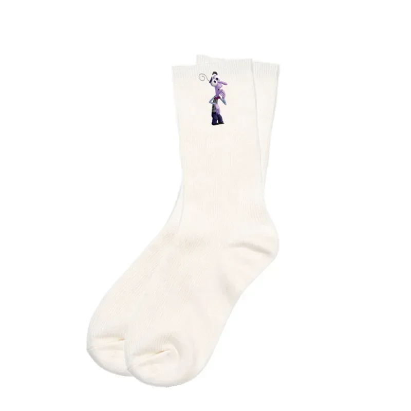 Neue Disney von innen nach außen 2 schwarz-weiße Socken Baumwolle Cartoon Grafik druck Unisex atmungsaktives und schweiß absorbieren des Geburtstags geschenk