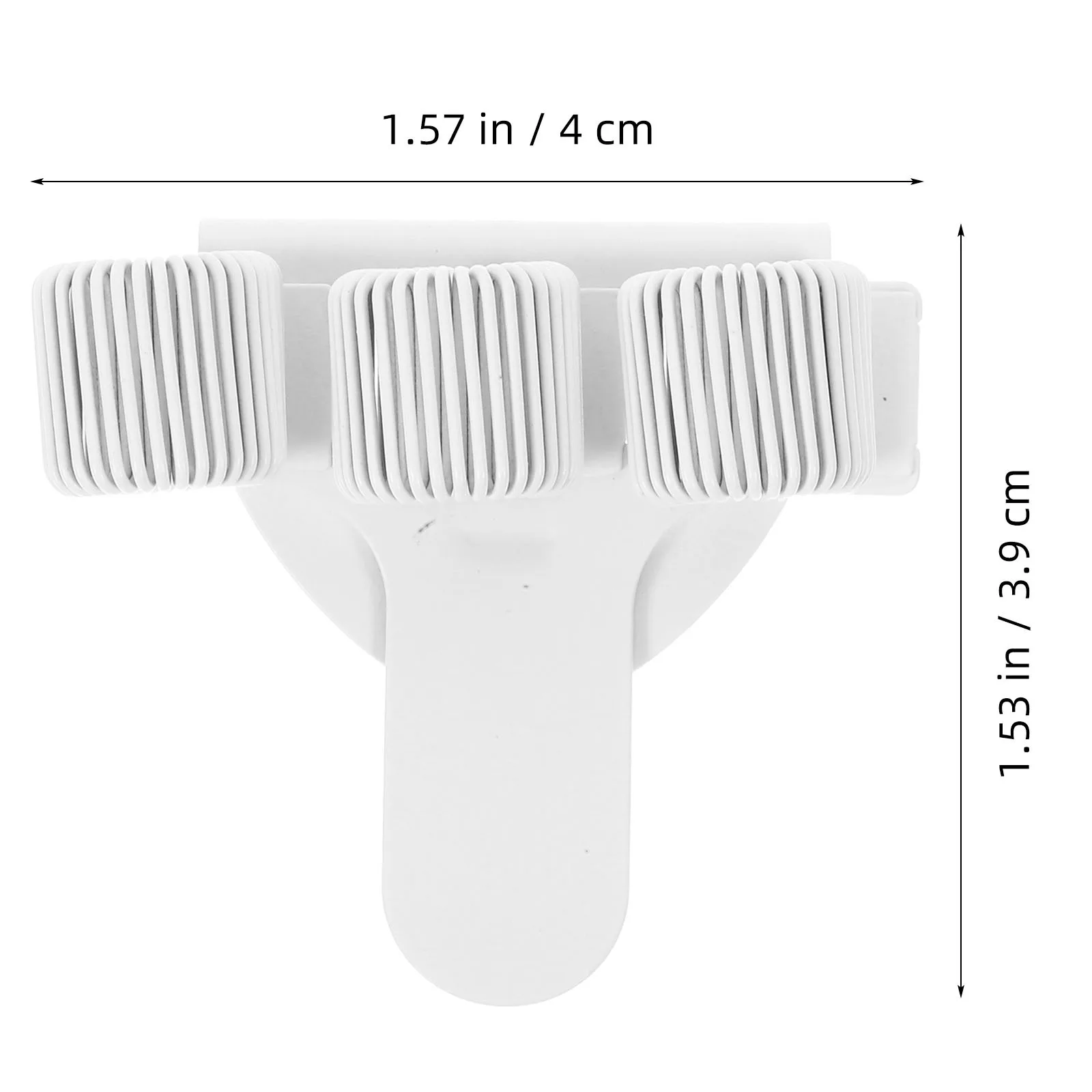 Spring Pen Holder Clip with 3 Loops for Notebook Journal Binder Organizer Iron Pencil Clip for Office School Students Use