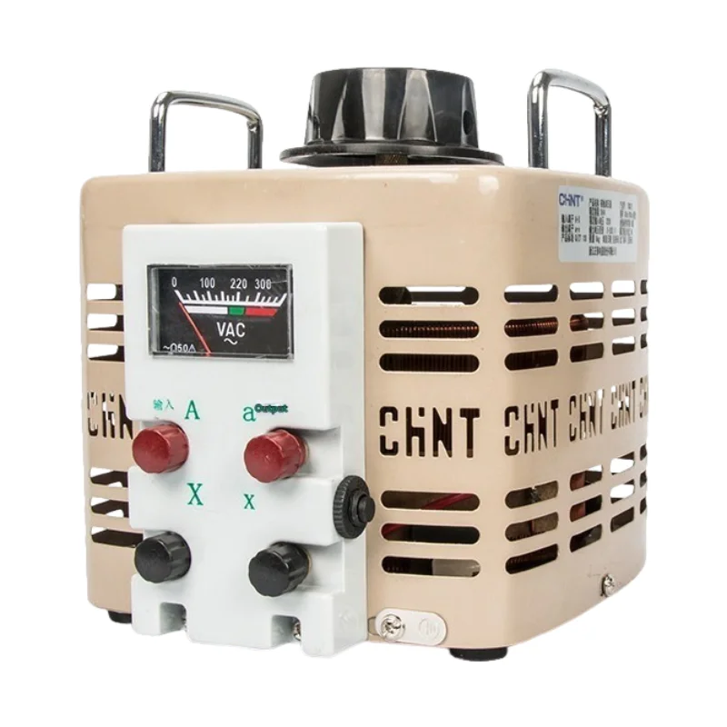 KOTUMY TDGC2-0.2KVA Single Phase Contact Voltage Regulator, 0-250V Adjustable Variable Transformer Up to 5KW