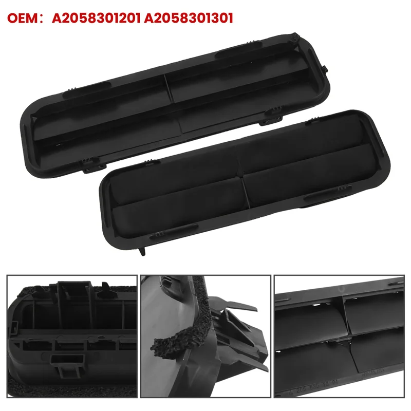 

Precise For Mercedes Benz C300 W205 2015-2020 Car Rear Quarter Pressure Vent A2058301201 A2058301301