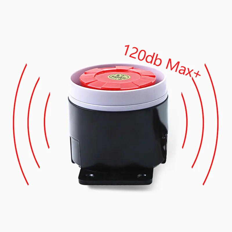 120dB anti-theft speaker buzzer wired mini siren home security sound alarm system DC12v 24v AC110V 220V