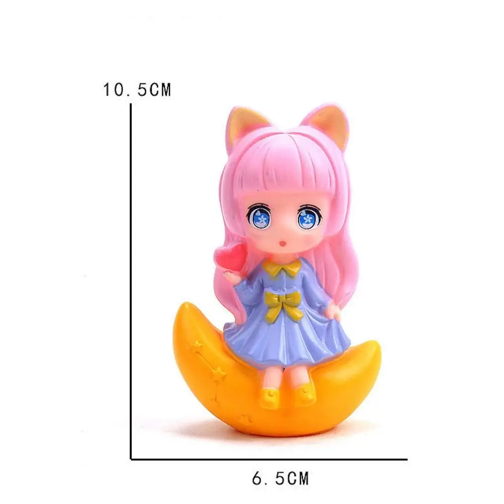 Event & Party PVC Anime Figure Cake Topper DIY Barking Angel Cake Topper Girl Cake Decorating Supplies Cake Decorate Home
