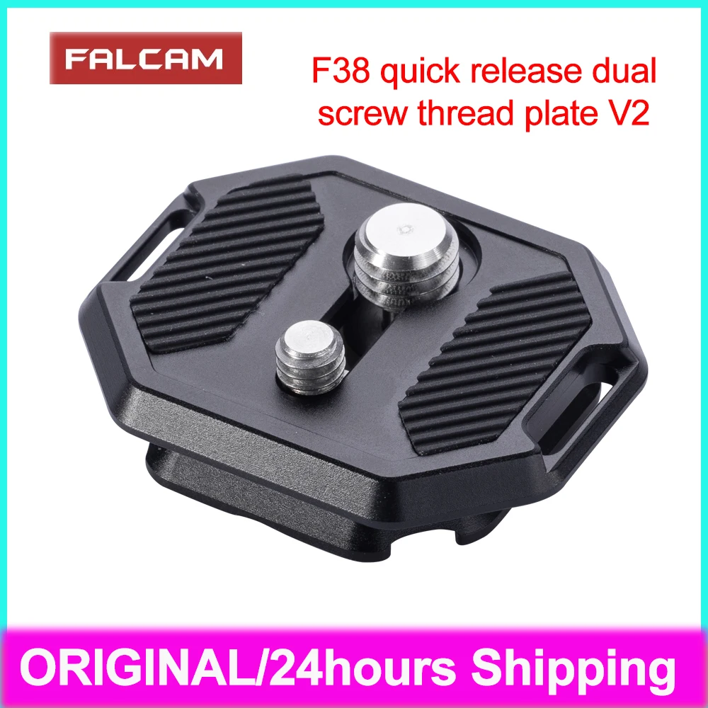 FALCAM F38 quick release dual screw thread plate V2 2969A Double Hole Fixed Anti-deflection Non-slip Design Camera Accessories