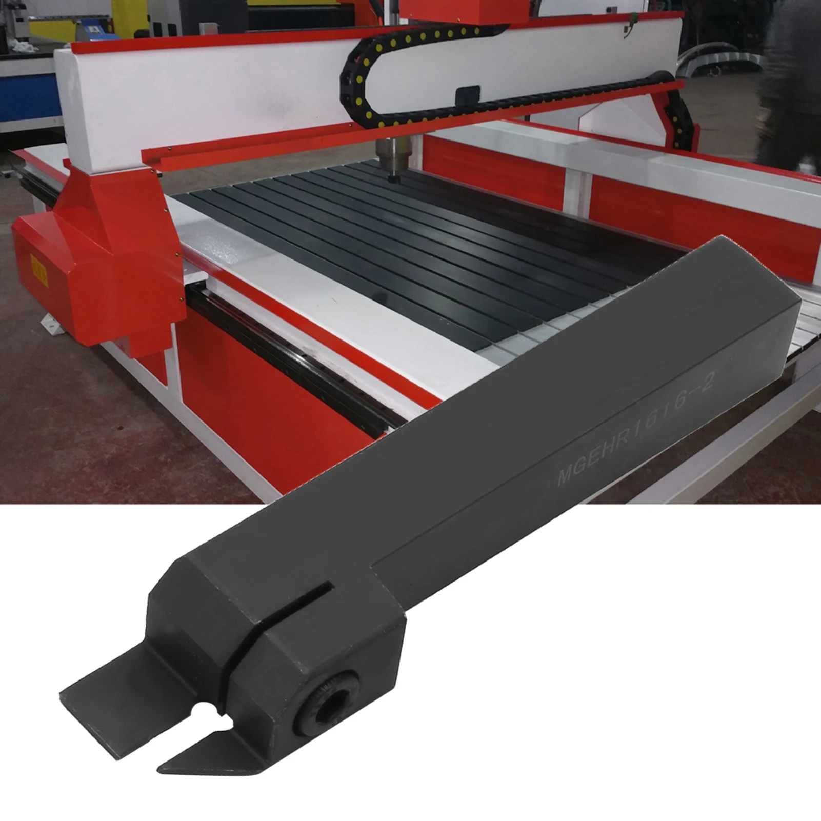 

Blade Insert Boring Bar Turning Tool Holder MGEHR1616‑2 100mm CNC Lathe Turning Tool Holder MGMN200‑G Inserts +Wrench