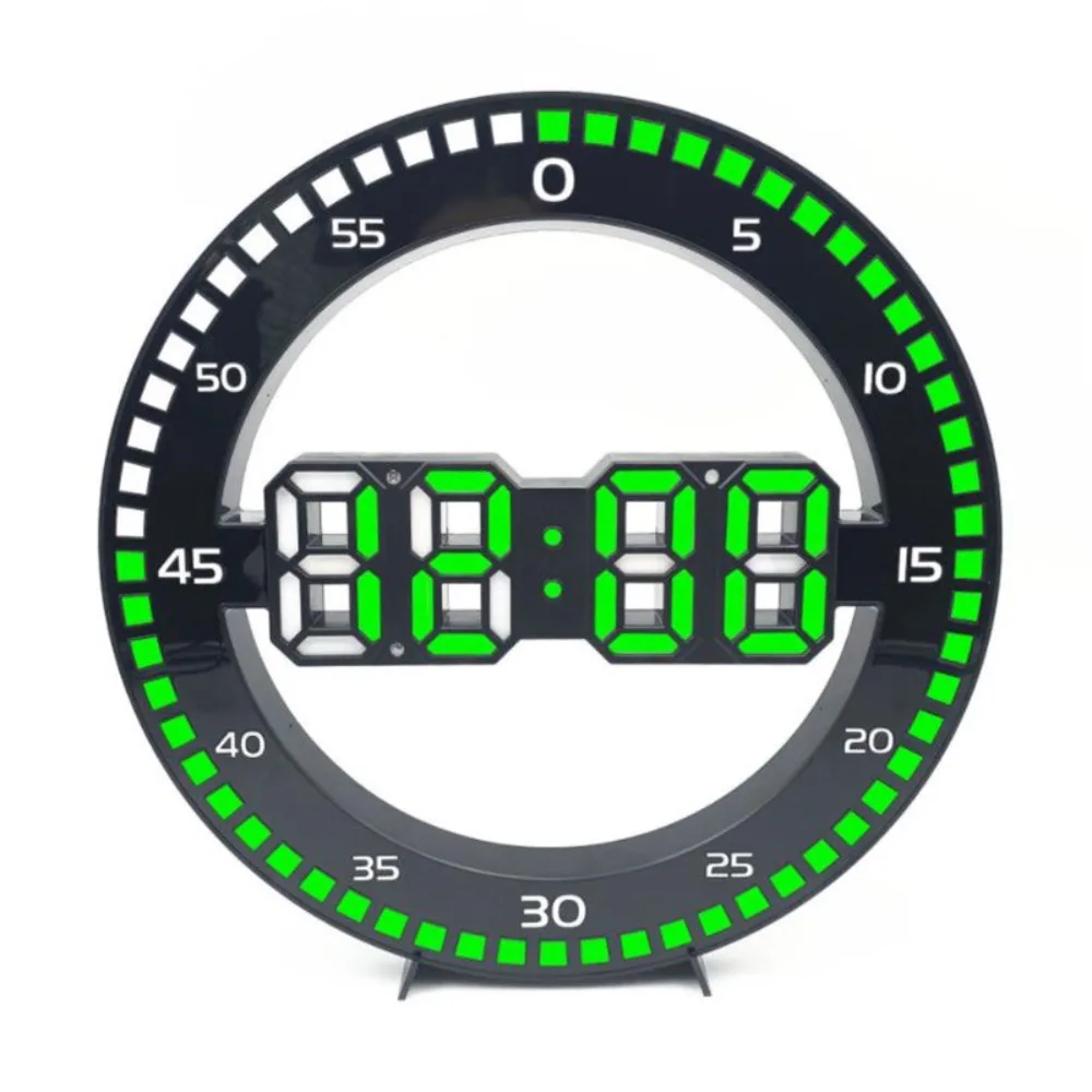 

Modern Led Digital Wall Clock Portable Jumping Seconds Luminous Wall Clock Wall Mounted Jump Second Clock Study Room