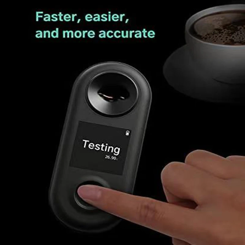 DiFluid R2 Coffee Scale and Refractometer Interconnection APP Digital Coffee TDS Measurer High-precision IP67Concentration Meter