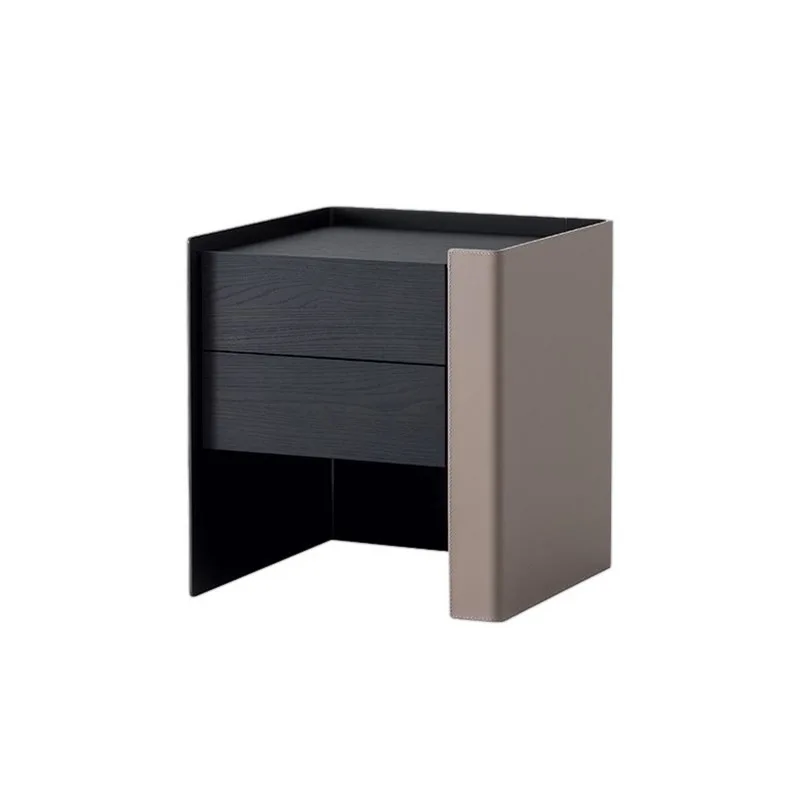 

Simple solid wood bedside table Modern simple bedroom furniture locker
